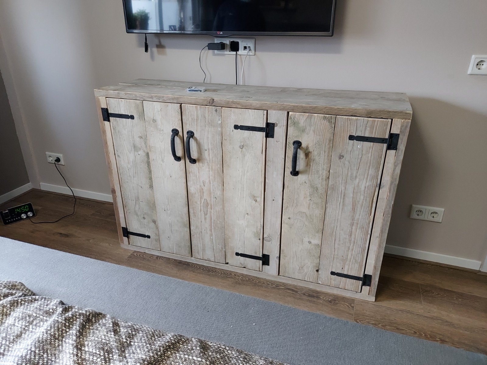dressoir steigerhout, Huis en Inrichting, Ophalen, Nieuw, 25 tot 50 cm