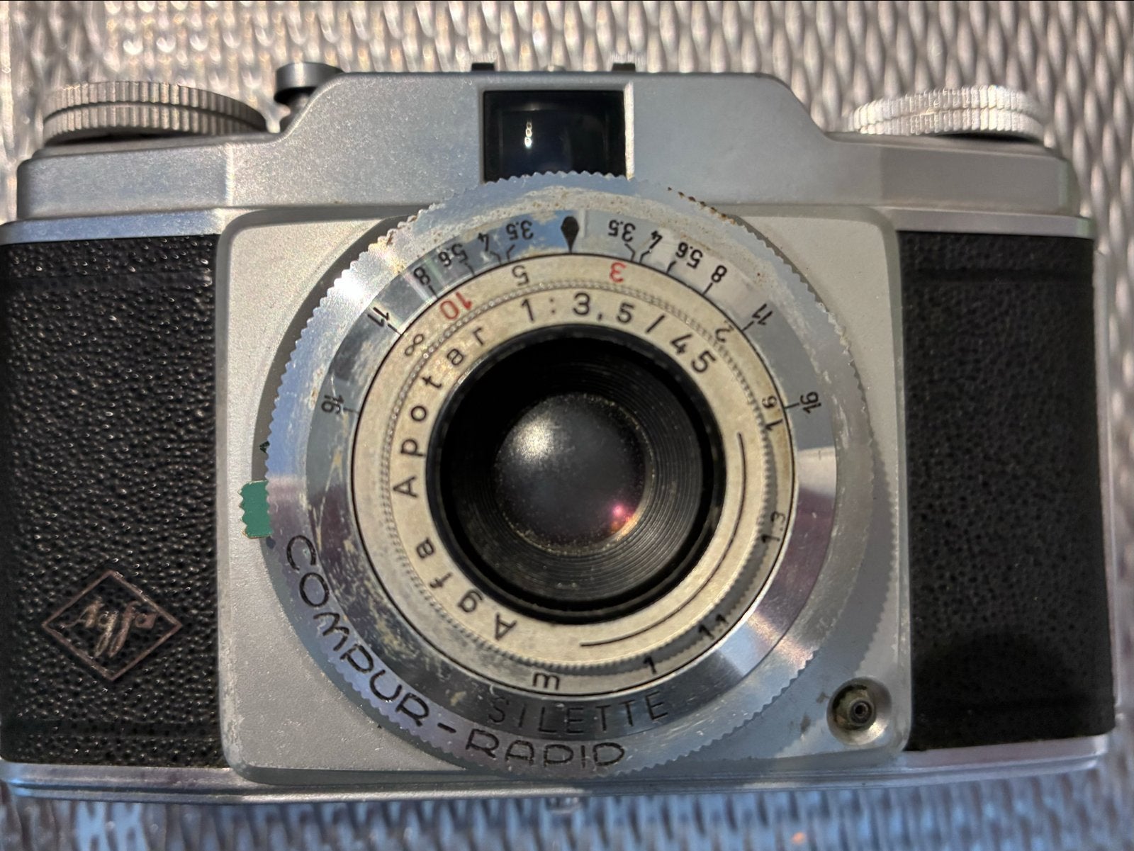 Vintage Agfa Silette-Rapid camera met Compur-Rapid lens, Ophalen, Gebruikt, Compact, Overige Merken