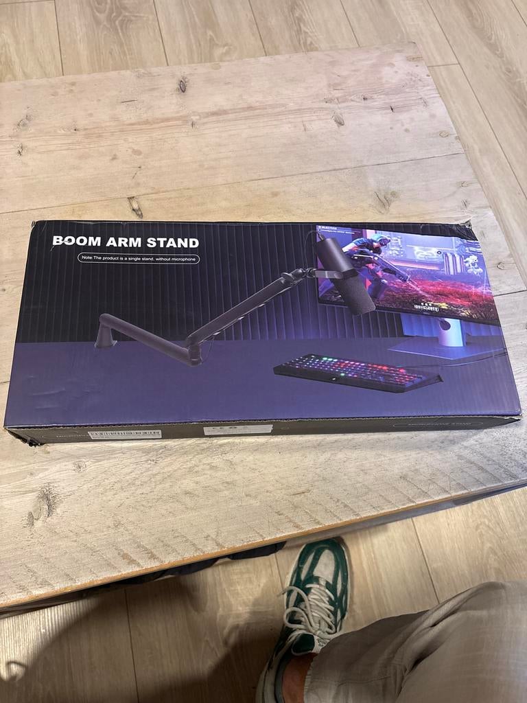 Standaard Microfoon standard Arm Stand - Zwart, Ophalen of Verzenden, Ergonomisch, Nieuw