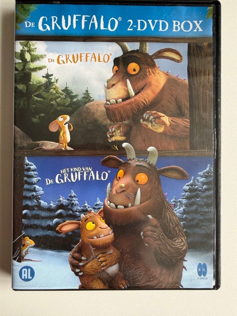 De Gruffalo & Kind van de Gruffalo DVD | Actie 5=4, Alle leeftijden, Ophalen of Verzenden, Zo goed als nieuw, Europees