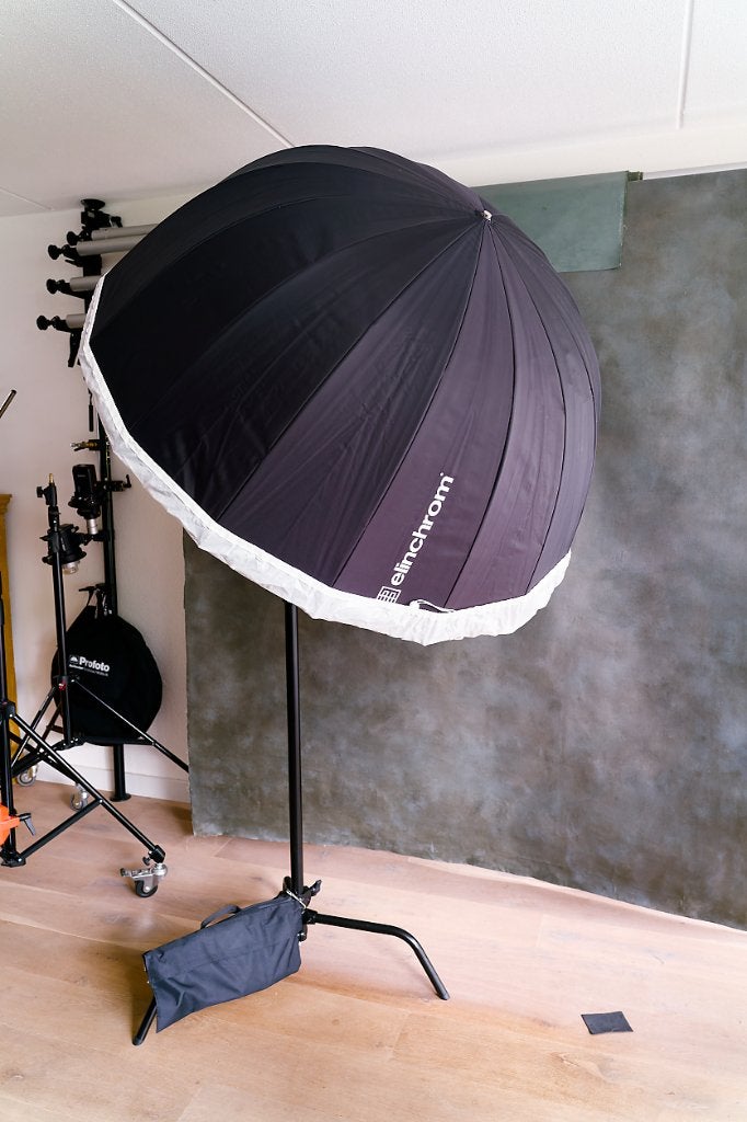 Elinchrom filts paraplu 125cm met diffusor, Ophalen of Verzenden, Zo goed als nieuw