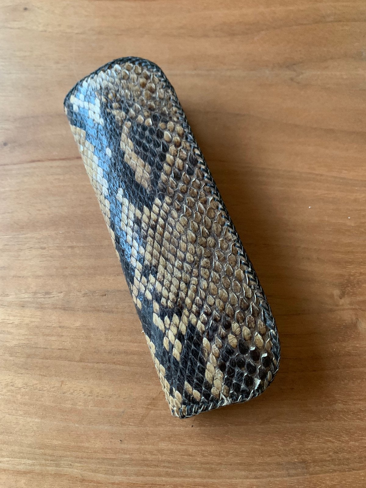 Vintage slangenleer etui, Ophalen of Verzenden, Huis en Inrichting