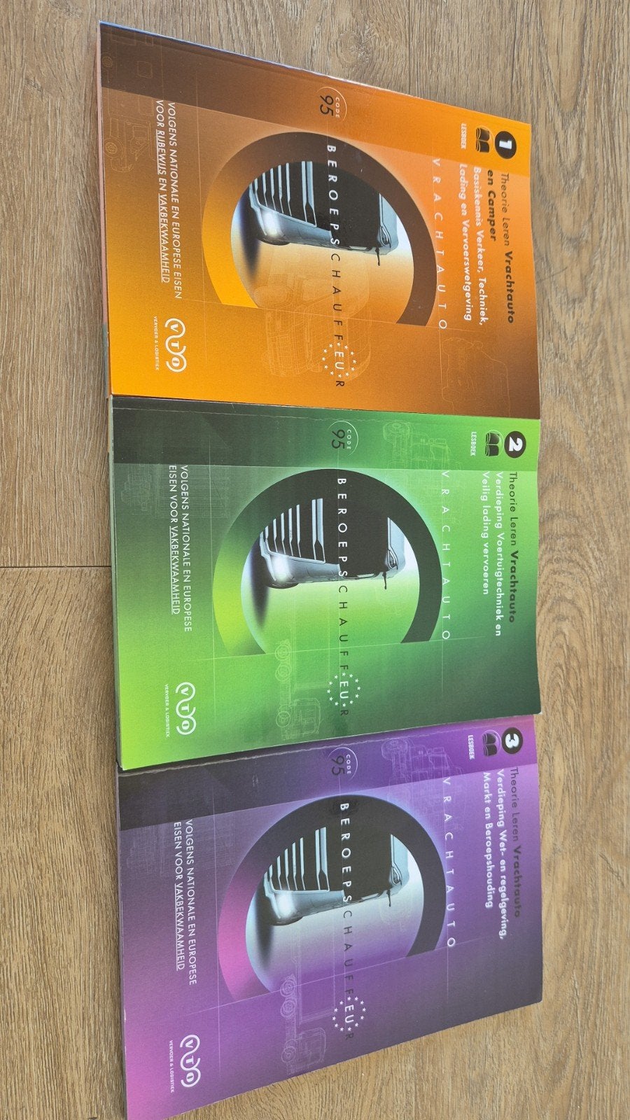 Vrachtauto Theorieboeken Code 95 (3 delen) - Als nieu, Ophalen of Verzenden, Zo goed als nieuw