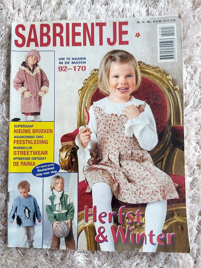 3 x Sabrientje de nummers 8, 15 en 17 herfst - winter nr s, Overige merken, Verzenden, Vrouw, Overige typen