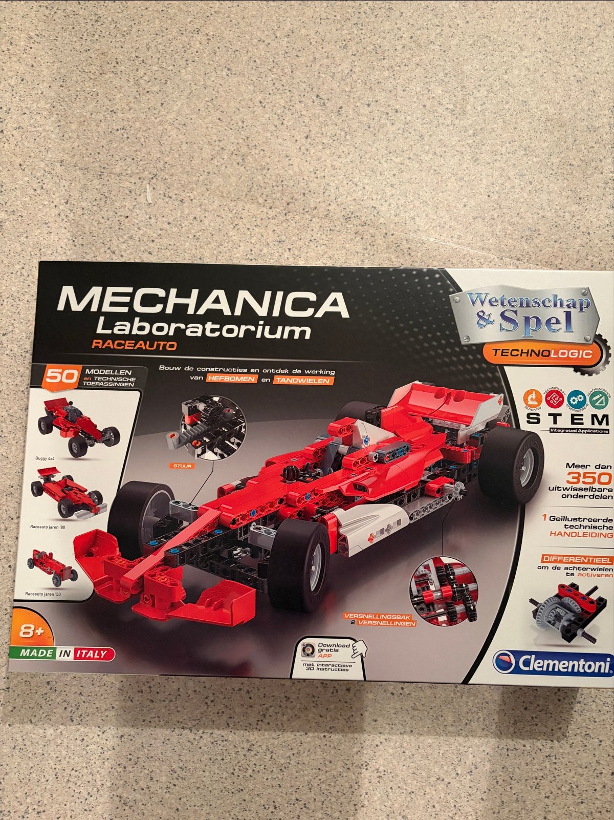 Clementoni Mechanica Laboratorium Raceauto - Nieuw, Ophalen, Nieuw, Bouwen