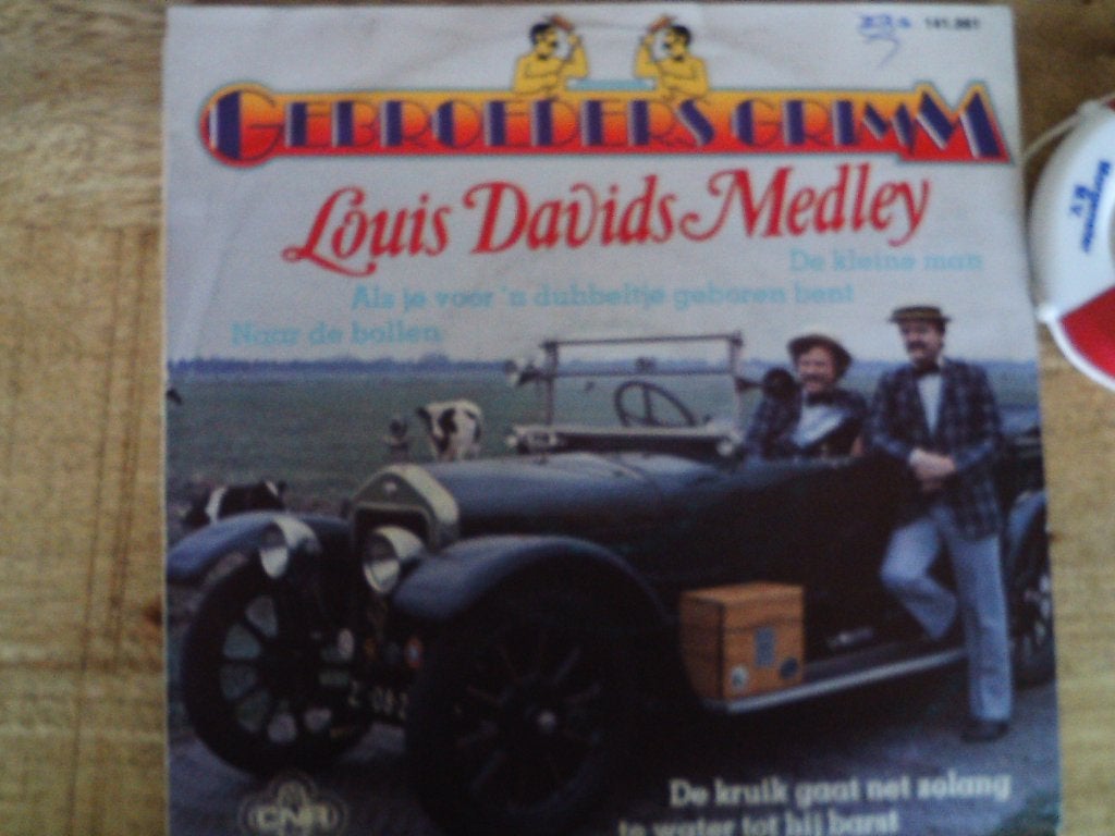 gebroeders grimm - louis davids medley 18jun, 7 inch, Ophalen of Verzenden, Nederlandstalig, Single