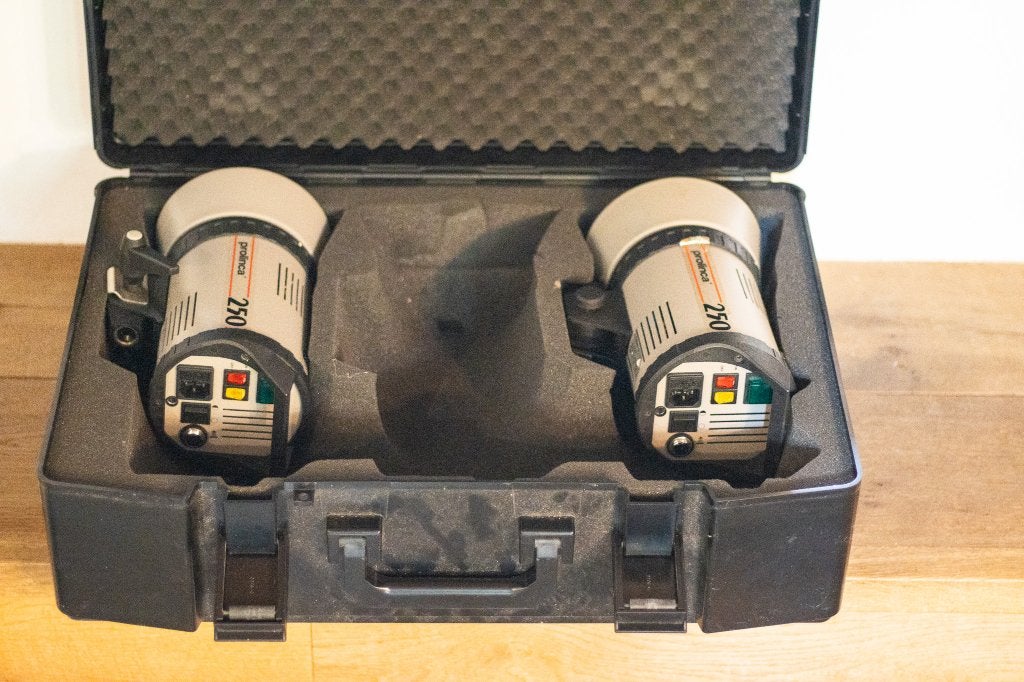 Elinchrom Prolinca 250 Flitserset, Ophalen of Verzenden, Gebruikt, Overige merken
