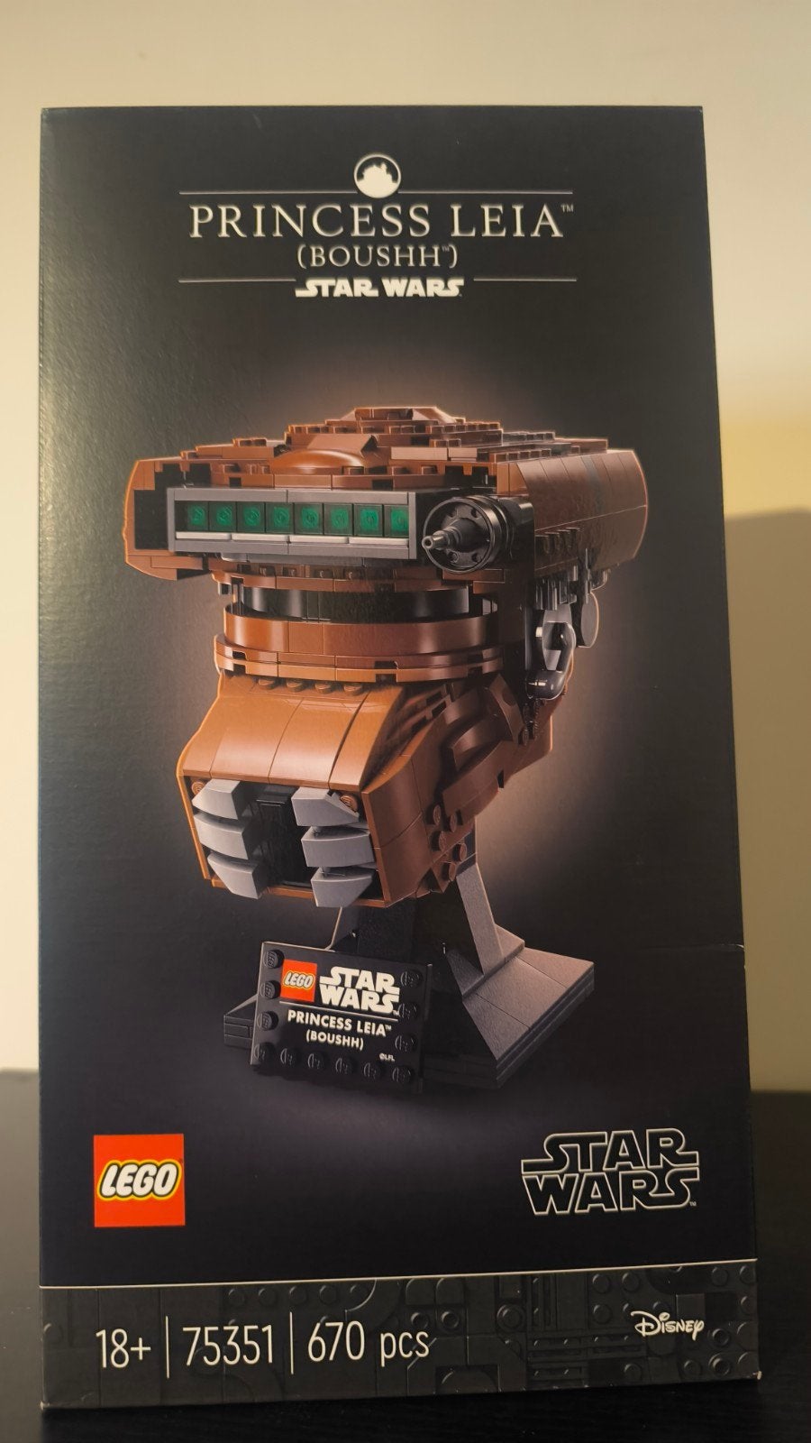 LEGO Star Wars Princess Leia (Boushh) Helm 75351 Nieuw