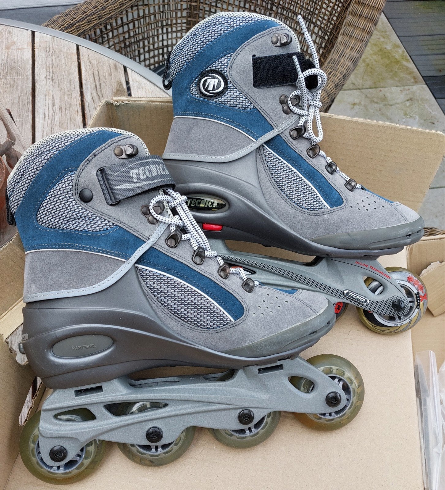 Tecnica Inline Skates Dames - Maat 40, Overige merken, Ophalen of Verzenden, Zo goed als nieuw, Inline skates 4 wielen