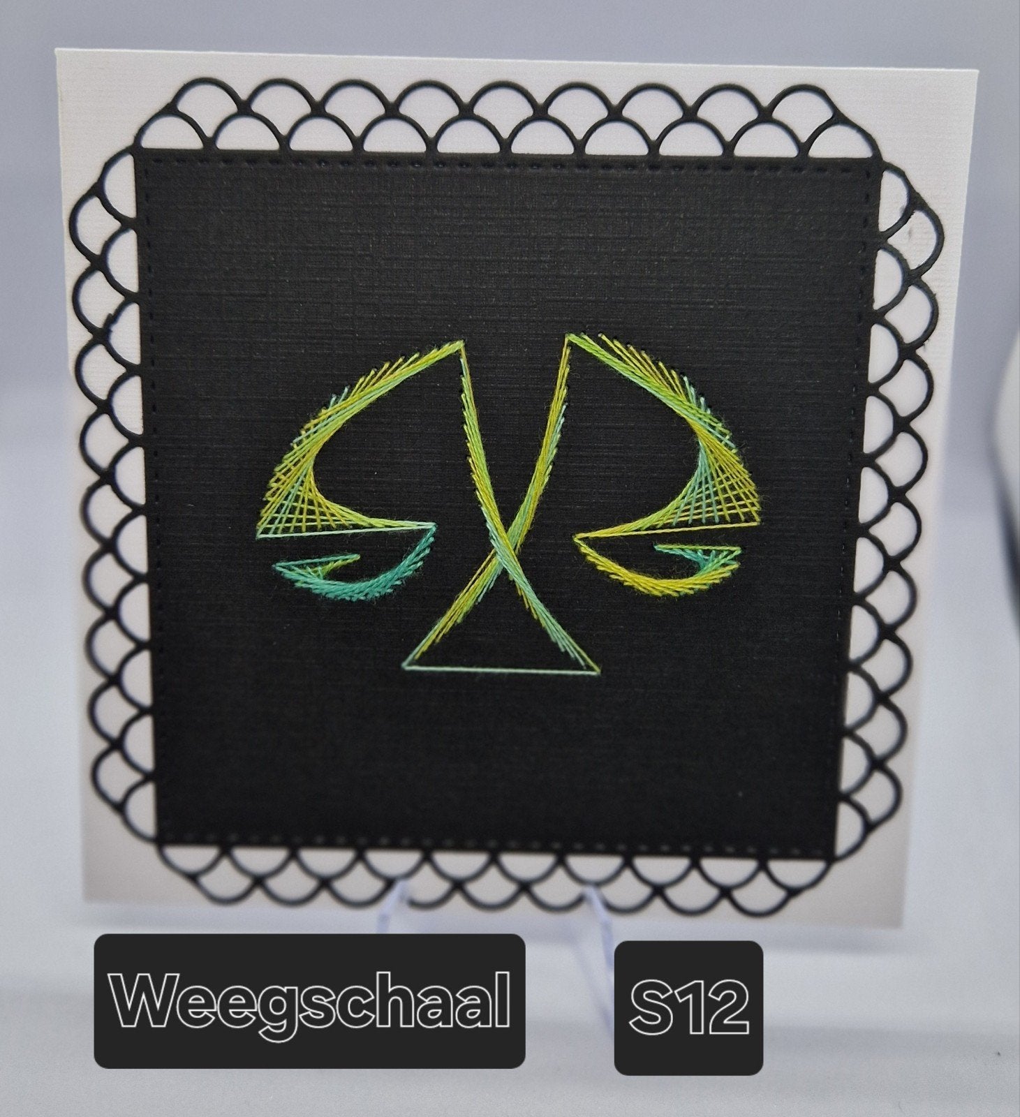 Geborduurde wenskaarten Sterrenbeelden, Hobby en Vrije tijd, Kaarten | Zelfgemaakt, Nieuw, Info@sparklecrafts.nl, Ophalen of Verzenden