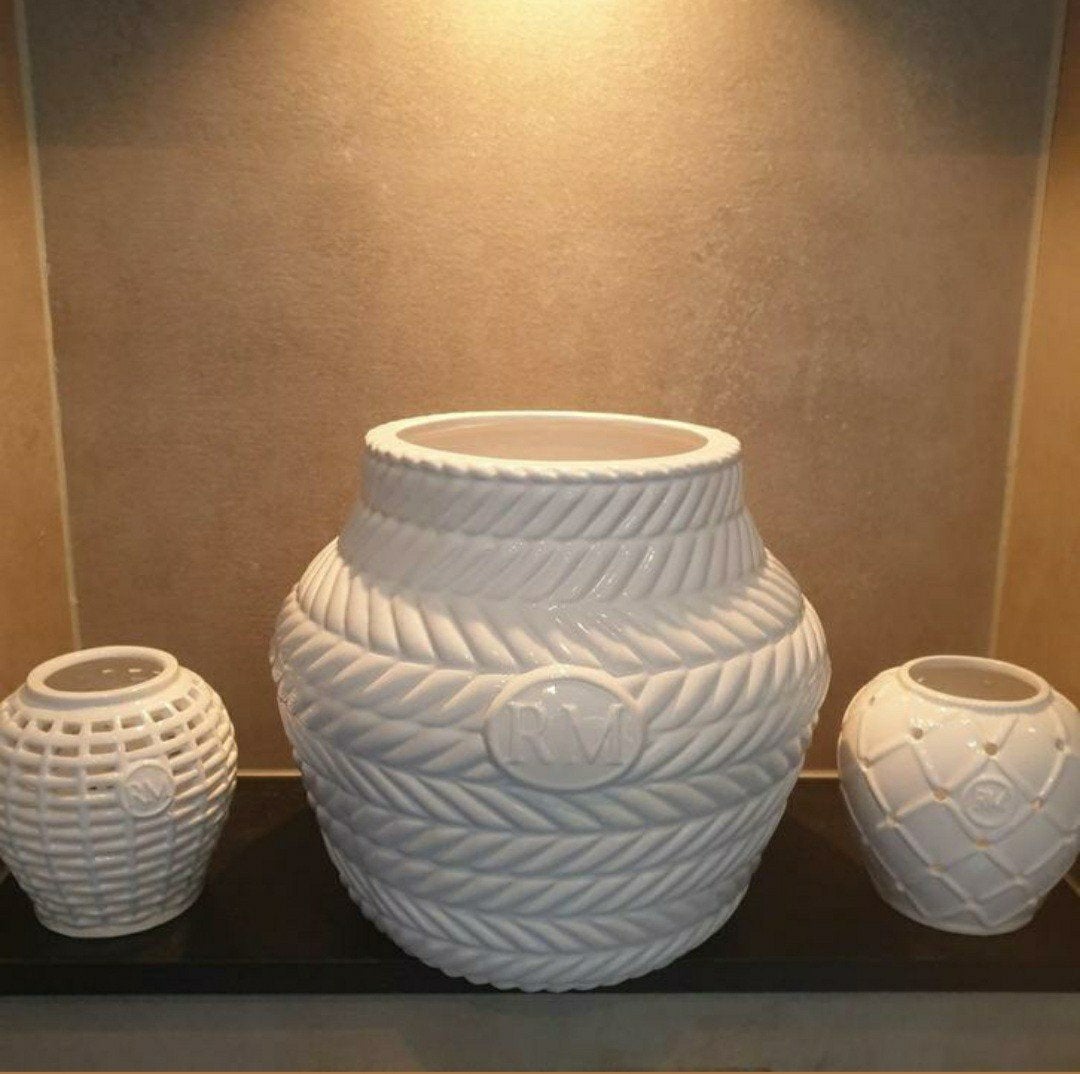 Riviera maison  paloma braided  set 20%, Ophalen, Nieuw, Steen/keramiek