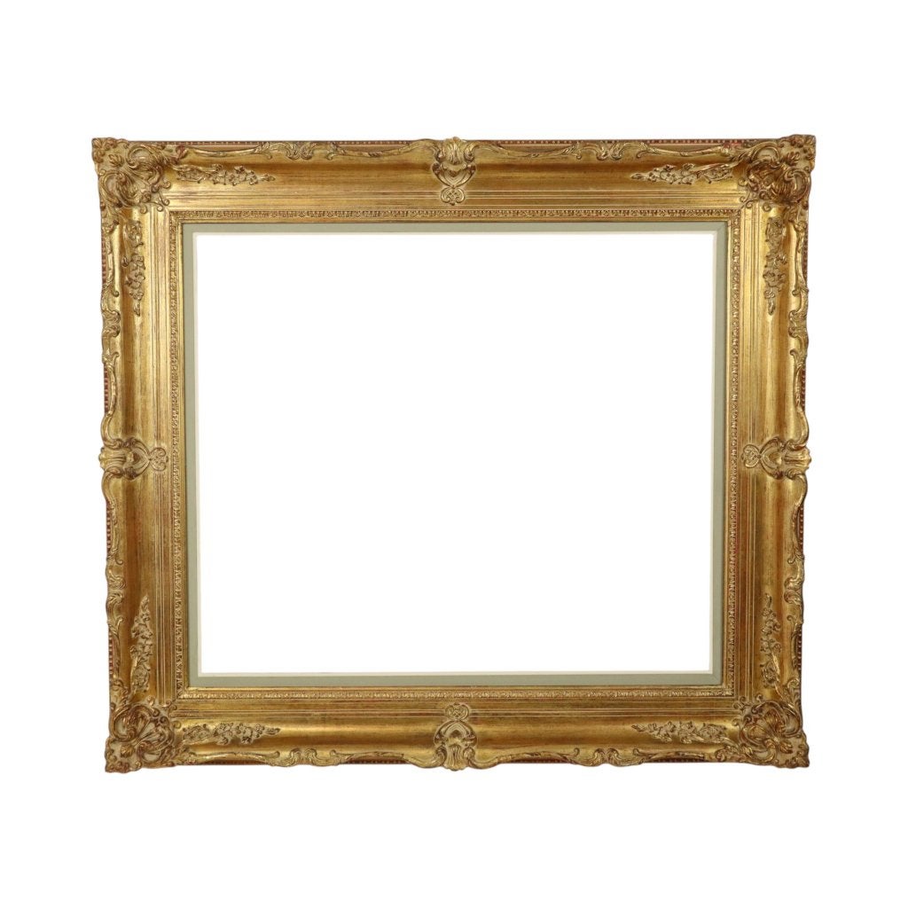 Prachtige Grote Houten Barok Stijl Lijst Klassiek 94x84cm, Ophalen, Gebruikt, Hout