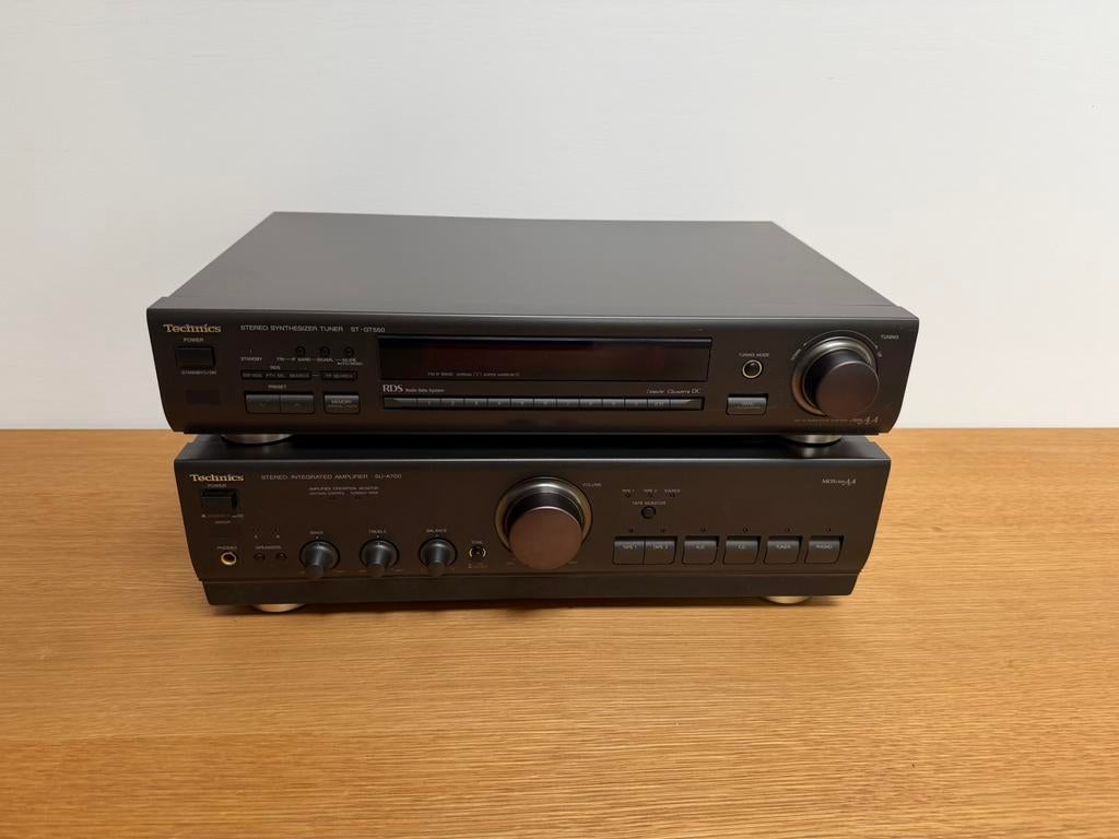 Technics SU-A700 versterker + ST-GT550 tuner (HiFi set), Overige merken, Tuner of Radio, Zo goed als nieuw, Losse componenten