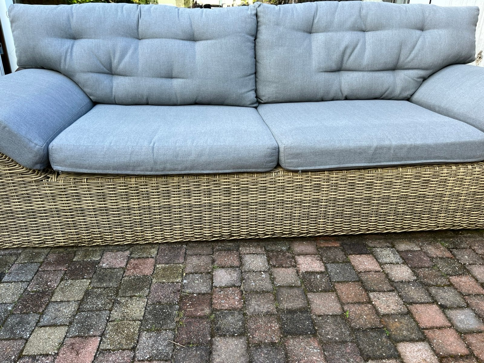 Wicker Tuinbank, Tuin en Terras, Tuinbanken, Ophalen, Wicker