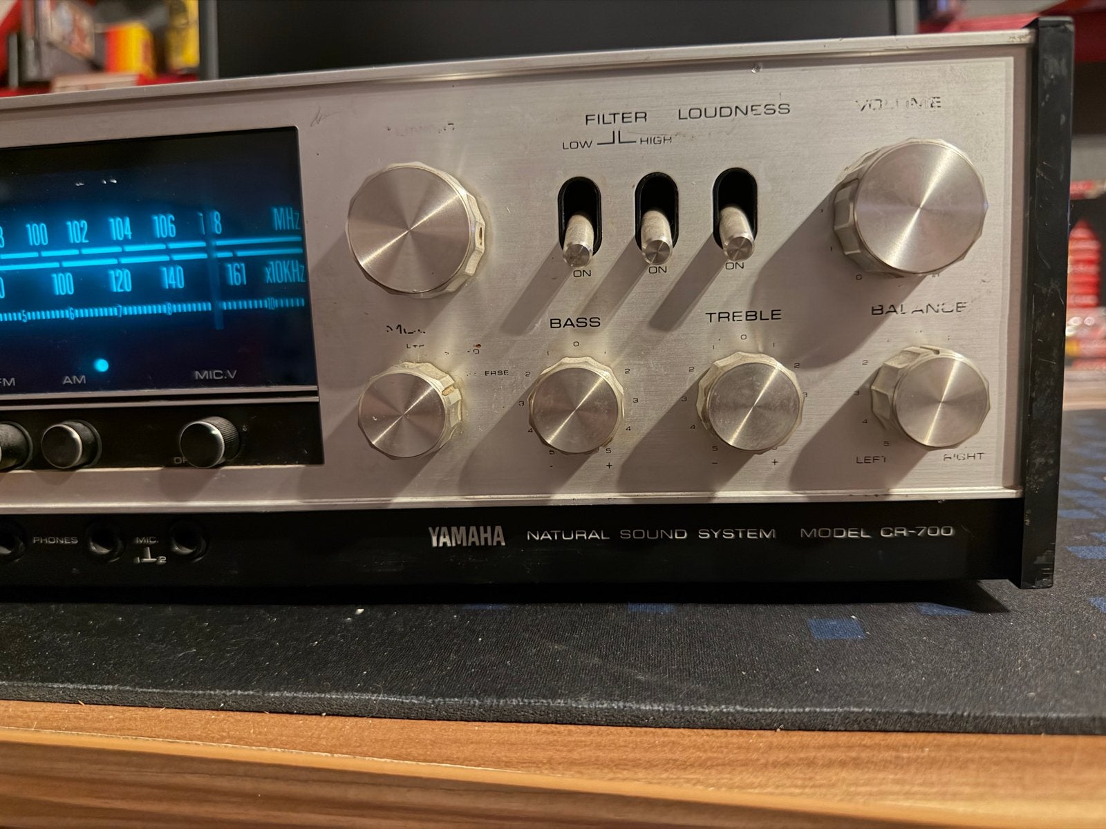 Yamaha CR-700 Natural Sound Receiver - Vintage Hifi, Gebruikt, Yamaha, Ophalen of Verzenden, 60 tot 120 watt