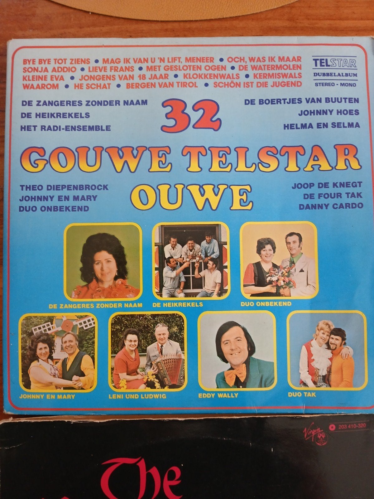 Dubbel LP Gouwe Telstar 32 en  diverse singles, Ophalen of Verzenden, Pop, LP