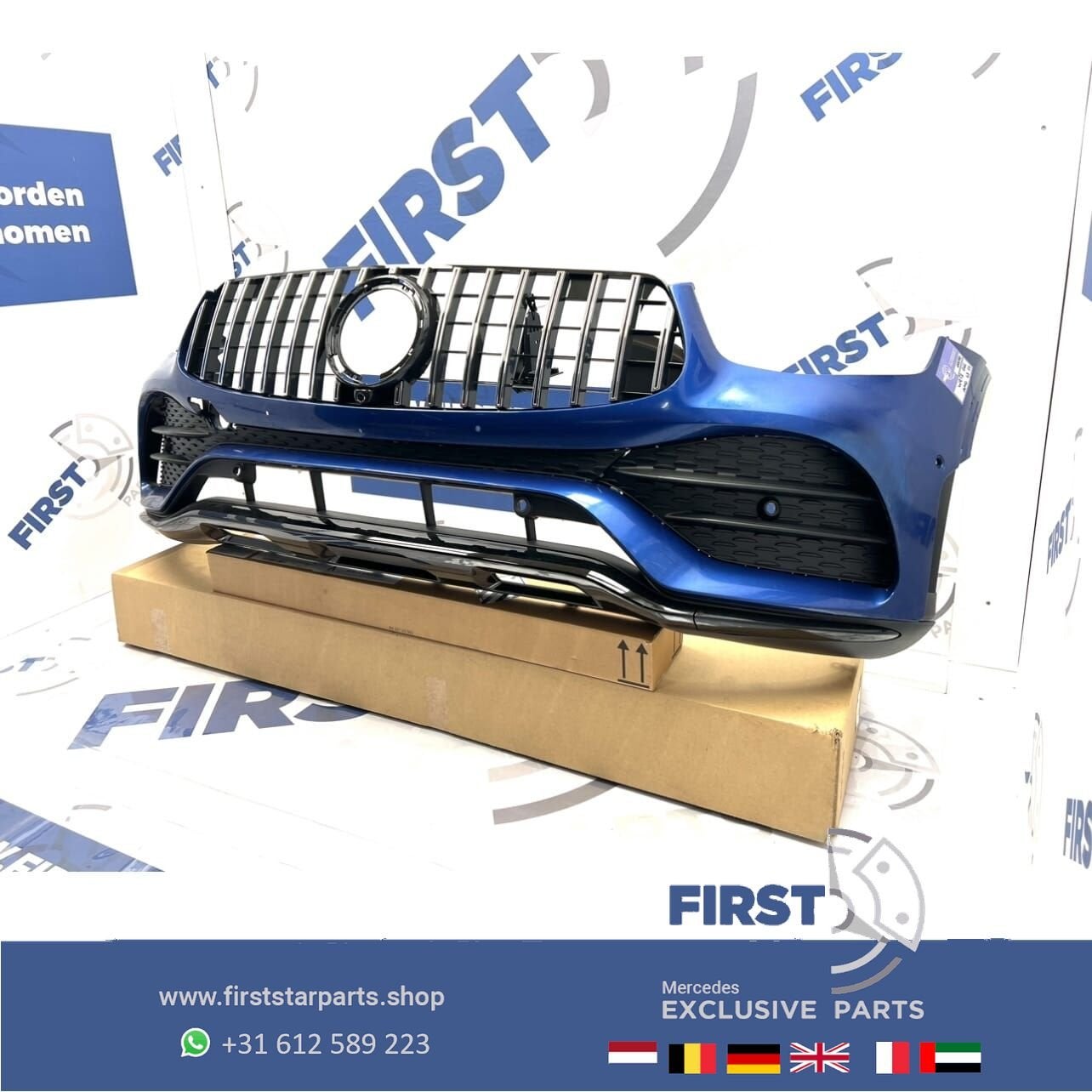 W253 C253 X253 BUMPER GLC AMG FACELIFT VOORBUMPER Mercedes 2, Gebruikt, -, Voor, Ophalen of Verzenden