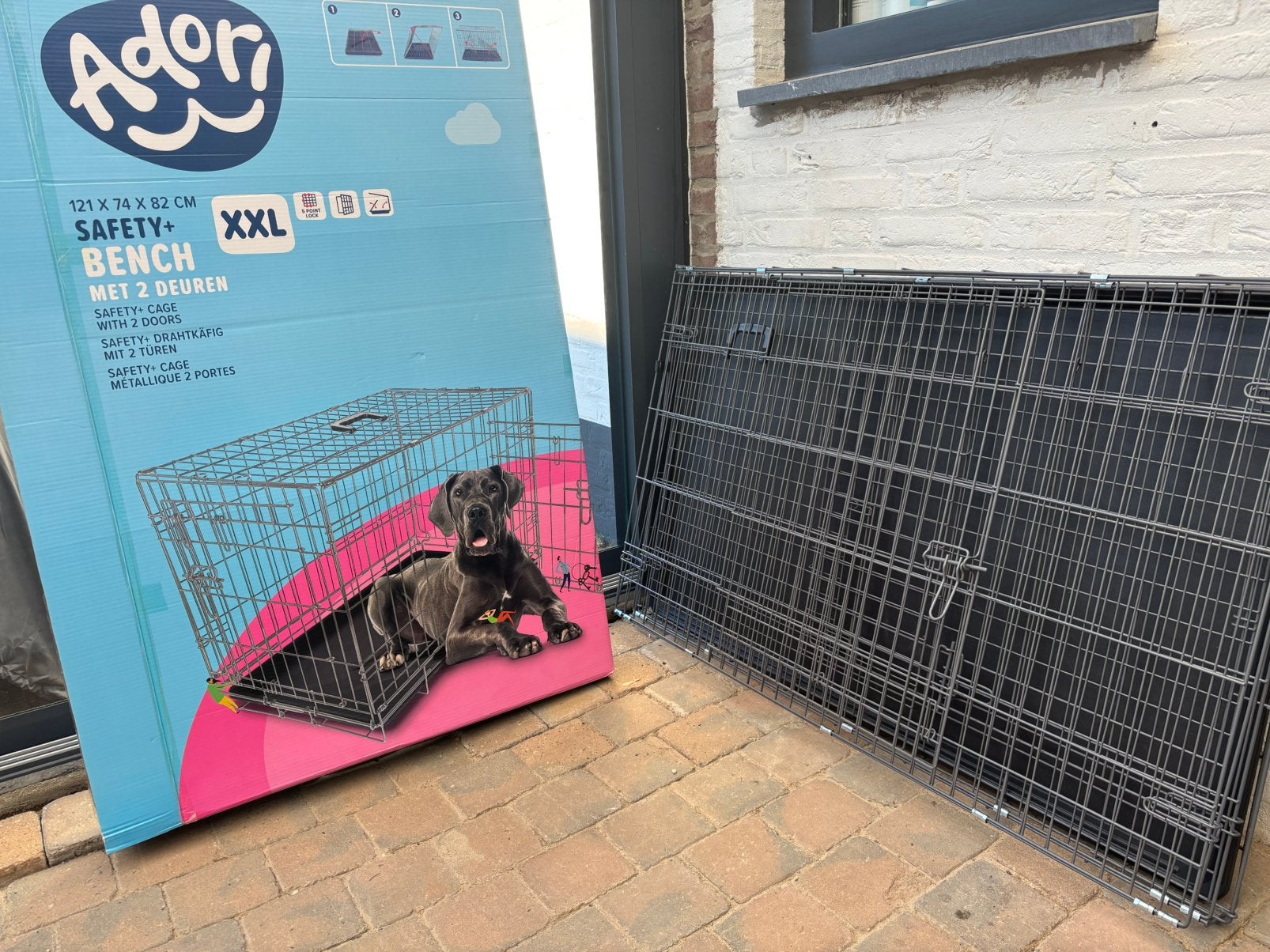Honden bench XXL, Ophalen, 110 cm of meer, 65 tot 100 cm, Hondenhok