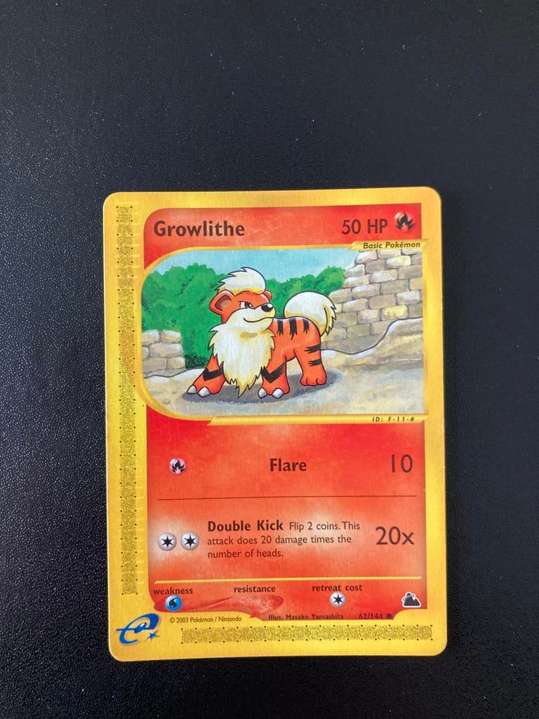 Pokemon kaart Growlithe, Ophalen of Verzenden