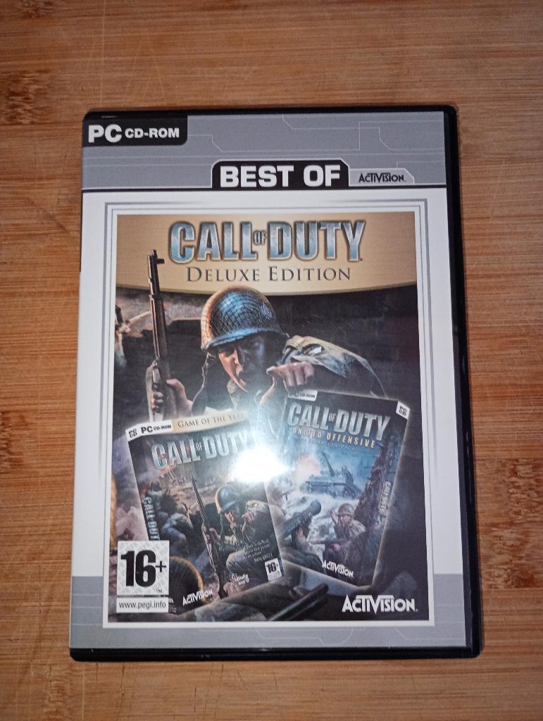 Call of Duty Deluxe Edition PC CD-ROM Game, Spelcomputers en Games, Games | Pc, Vanaf 18 jaar, Shooter, 1 speler, Ophalen of Verzenden