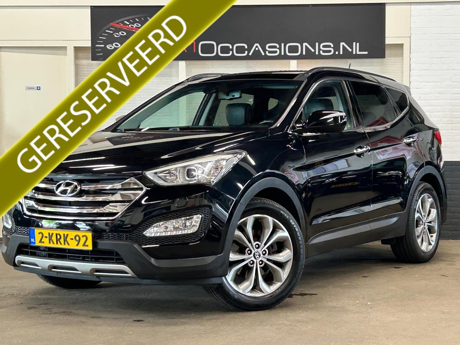 Hyundai Santa Fe 2.4i GDI 4WD i-Catcher + LEDER + NAVI, Auto's, Automaat, Euro 5, Santa Fe, Gebruikt