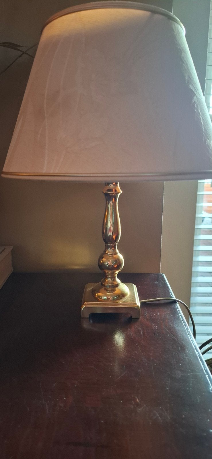 Goudkleurige Herda lamp, Overige merken, Zo goed als nieuw, Vintage, Goud