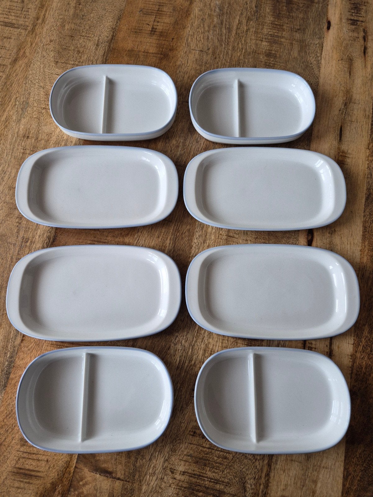 KLM servies - 4 schaaltjes met 4 onderborden, Ophalen of Verzenden, Zo goed als nieuw