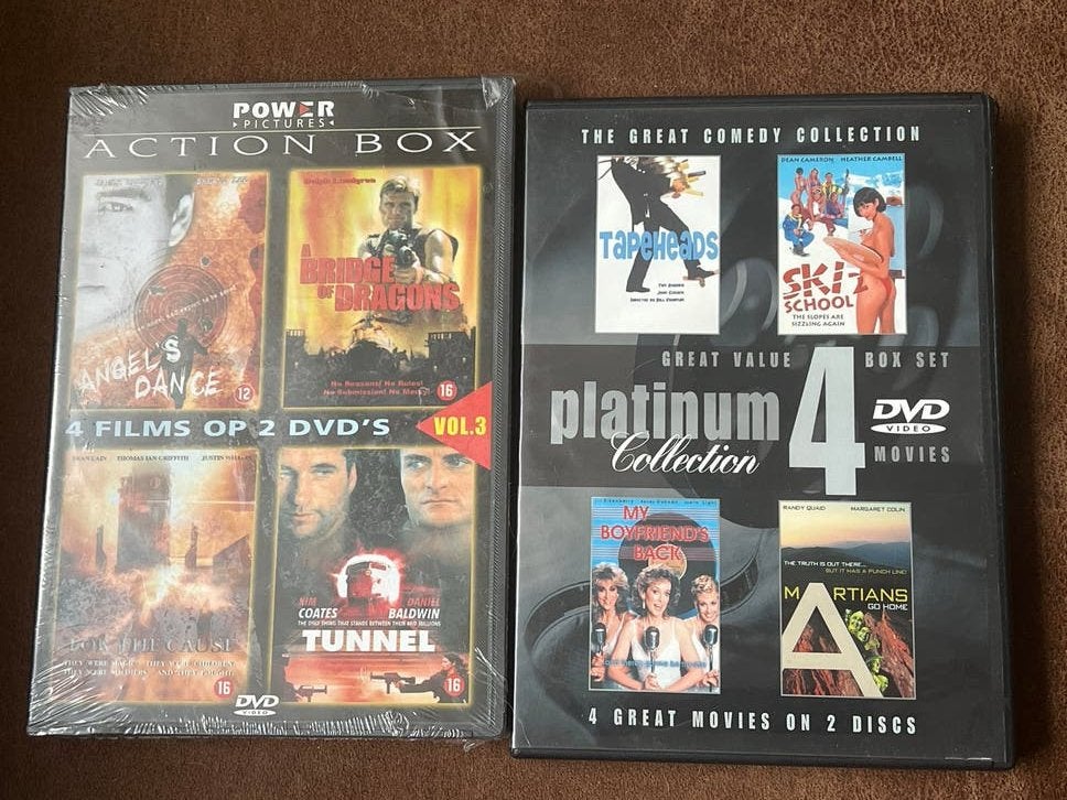 DVD Boxsets: Action Box Vol 3 (Nieuw) & Platinum 4 (Goed), Ophalen of Verzenden, Nieuw in verpakking