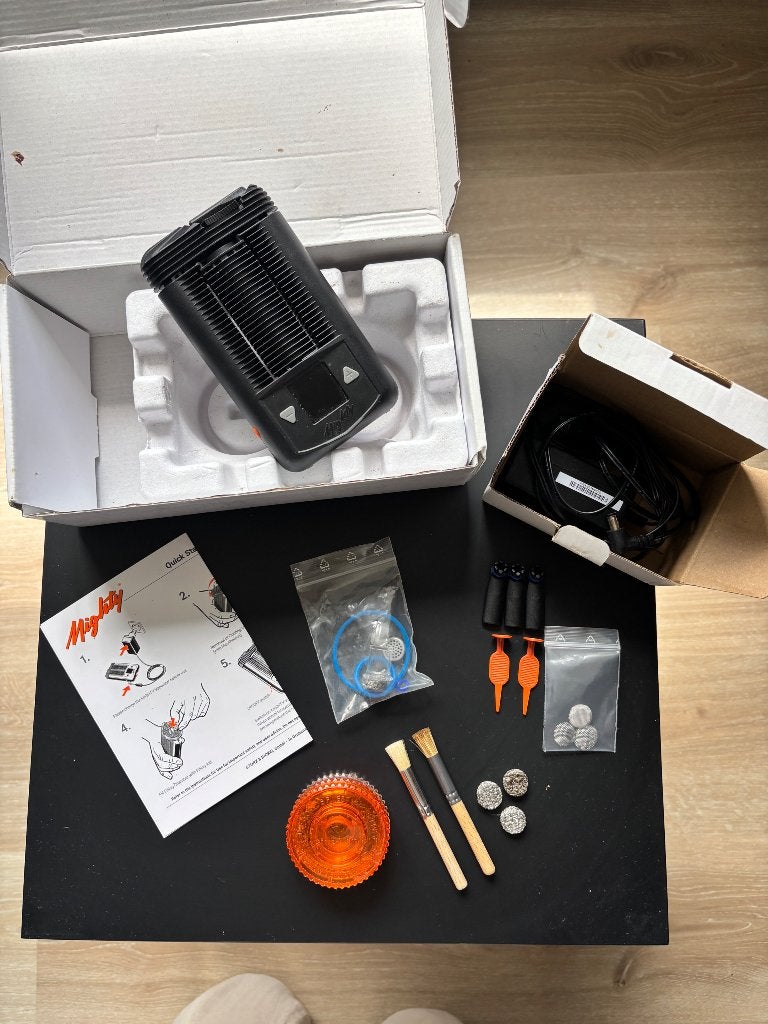 Storz & Bickel Mighty Vaporizer – Complete Set met Extra’s, Verzenden, Zo goed als nieuw