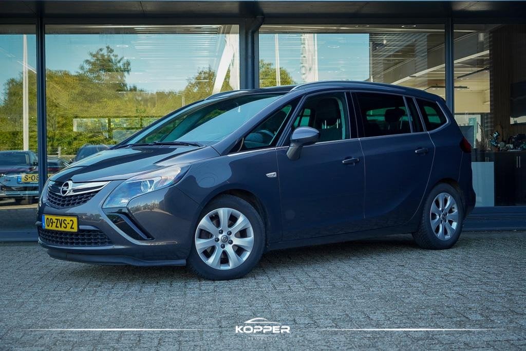 Opel Zafira Tourer 1.4 Design Edition / Trekhaak / Navi / Me, Auto's, Euro 5, Stof, Gebruikt, Zwart