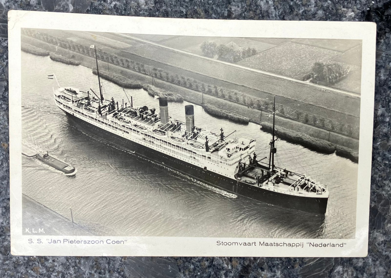 S.S. Jan pieterszoon Coen Klm luchtfoto, Verzamelen, Verzenden, 1920 tot 1940