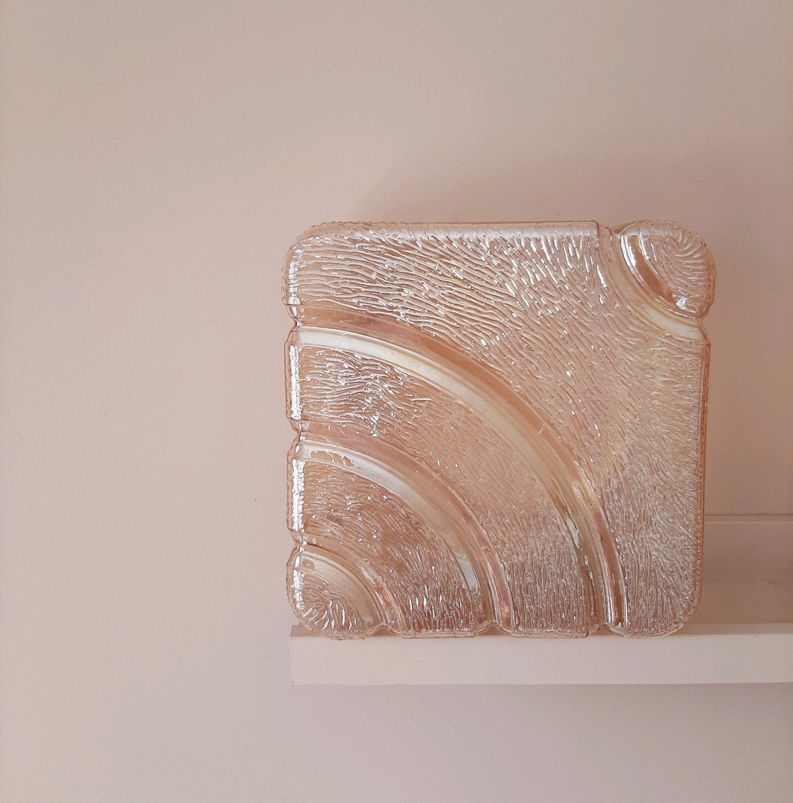 Vintage plafondlamp | Plafonniere | Bubble lamp, Ophalen of Verzenden, Minder dan 50 cm