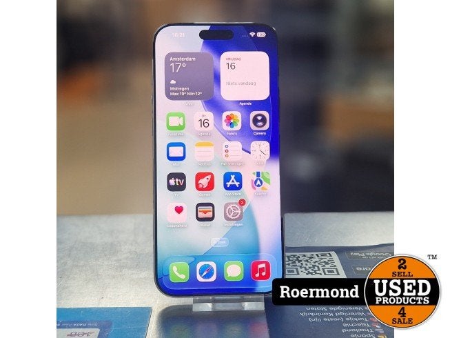 Apple iPhone 17 Pro Max 256GB Wit | 98 Proc Bat, Apple, Gebruikt, Support@apple.com, One Apple Park Way
Cupertino, CA 95014
United States