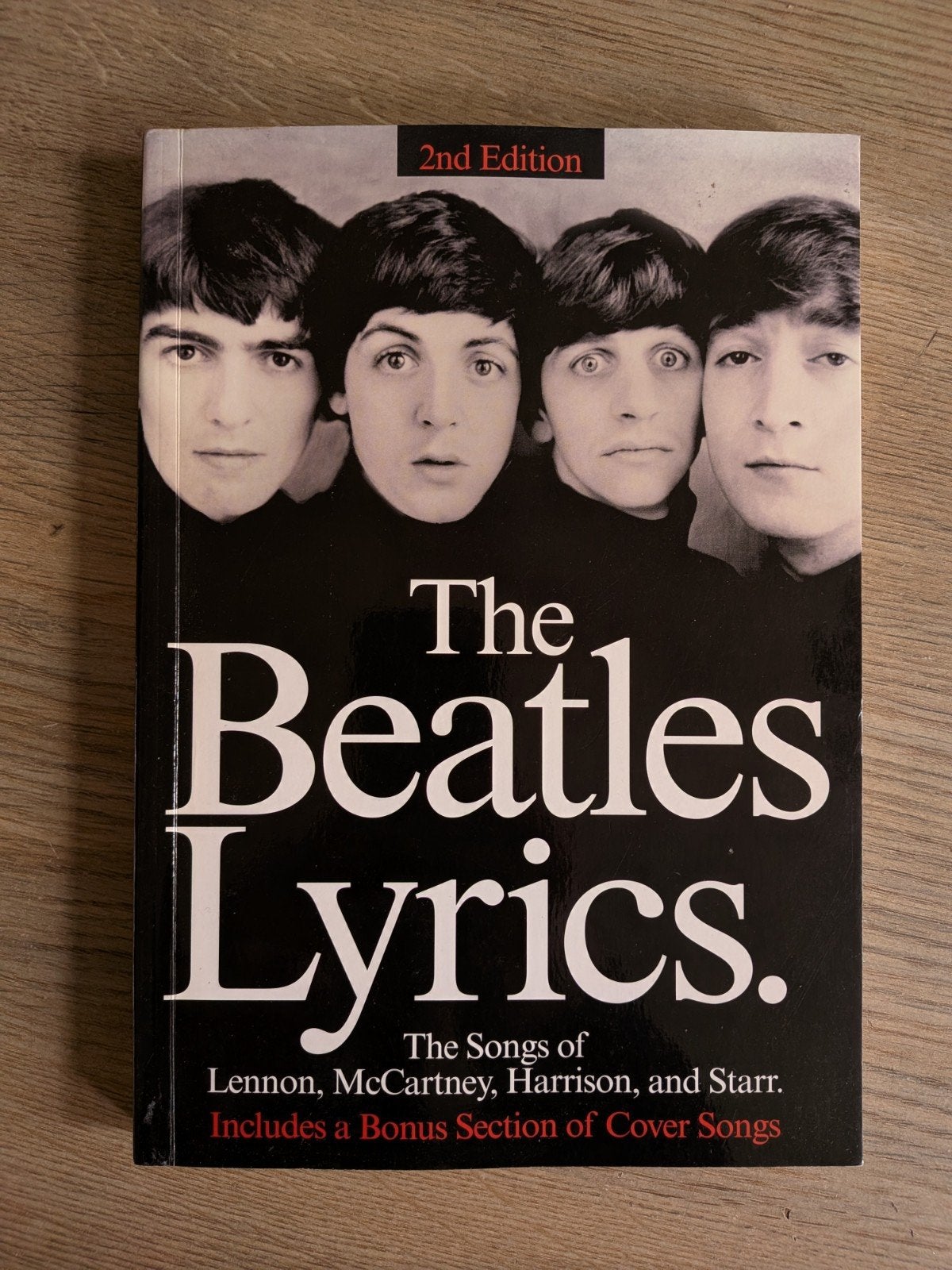 2nd Edition boek "The Beatles Lyrics", Ophalen, Zo goed als nieuw