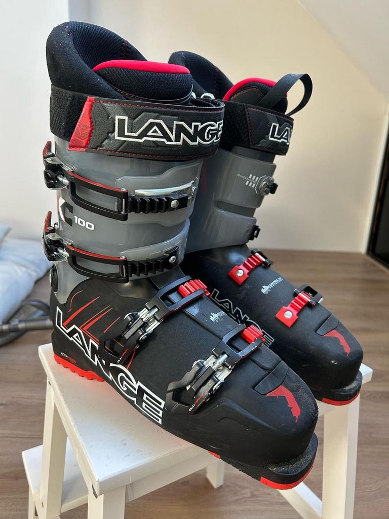 Lange skischoenen - Zo goed als nieuw - Maat 46, Sport en Fitness, Skiën en Langlaufen, Overige merken, 160 tot 180 cm, Schoenen