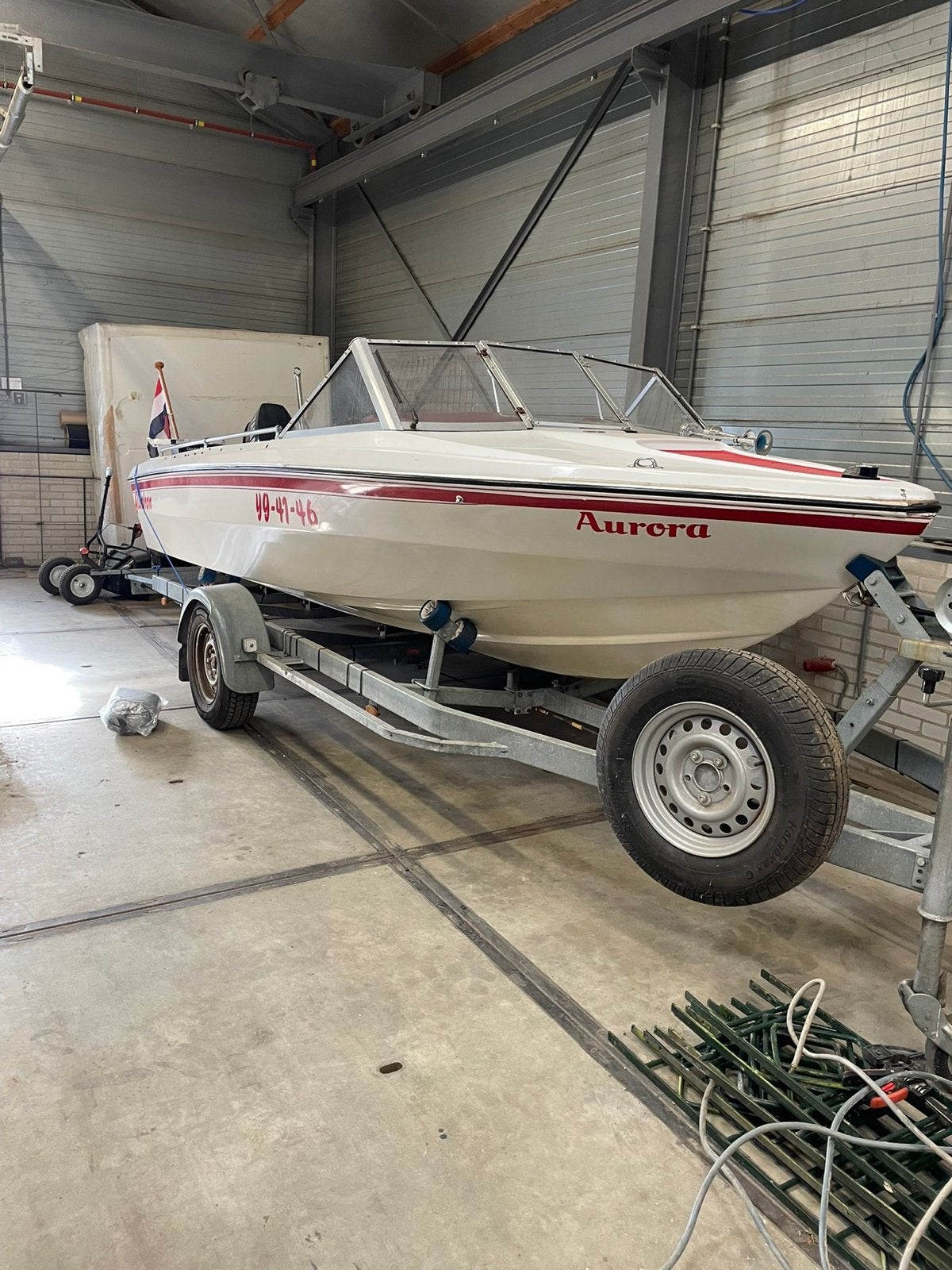 Glastron 6 peroons speedboot met 55 PK buitenboordmotor, Watersport en Boten, Ophalen, Gebruikt, Overige typen, Motorboot