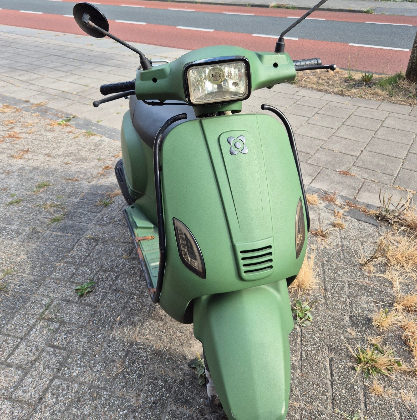 IVA Lux AGM Scooter - Blauw Kenteken, Fietsen en Brommers, Snorfietsen en Snorscooters, Ophalen, Gebruikt, Benzine, Overige merken