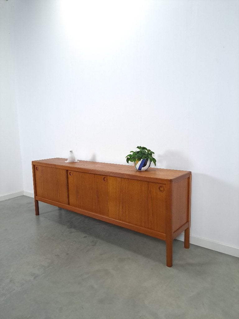 Deens teak design Bramin dressoir vintage sideboard, Gebruikt, Met deur(en), Deens design, vintage, scandinavisch, Teakhout