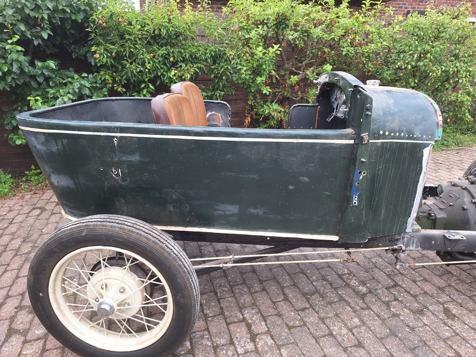 Ford Model A 1928-1929 eigenbouw carrosserie, Ophalen, Voor, Ford, Motorkap