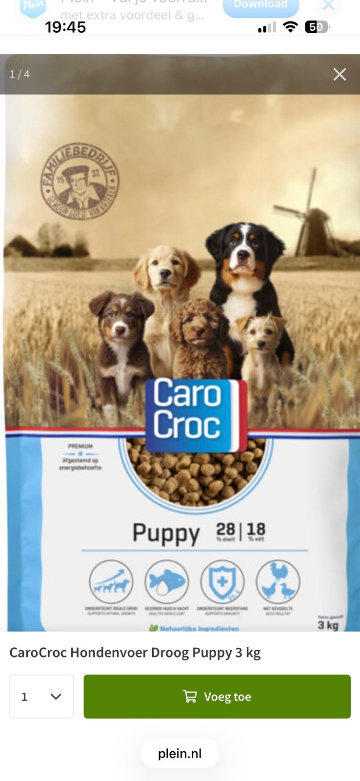 Zak puppybrokjes, Dieren en Toebehoren, Ophalen of Verzenden, Hond