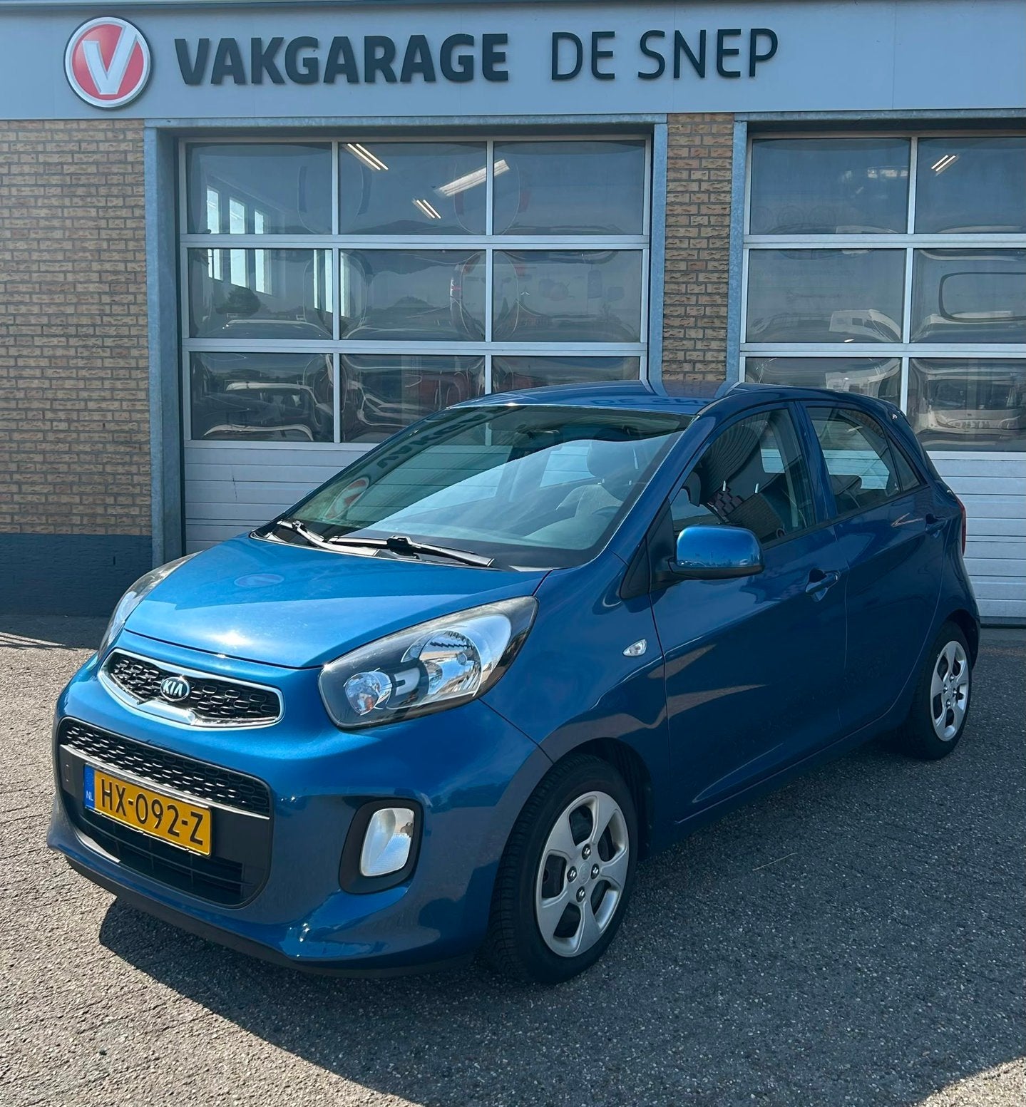 Kia Picanto 1.0 CVVT ComfortLine, Euro 5, Stof, Gebruikt, Zwart