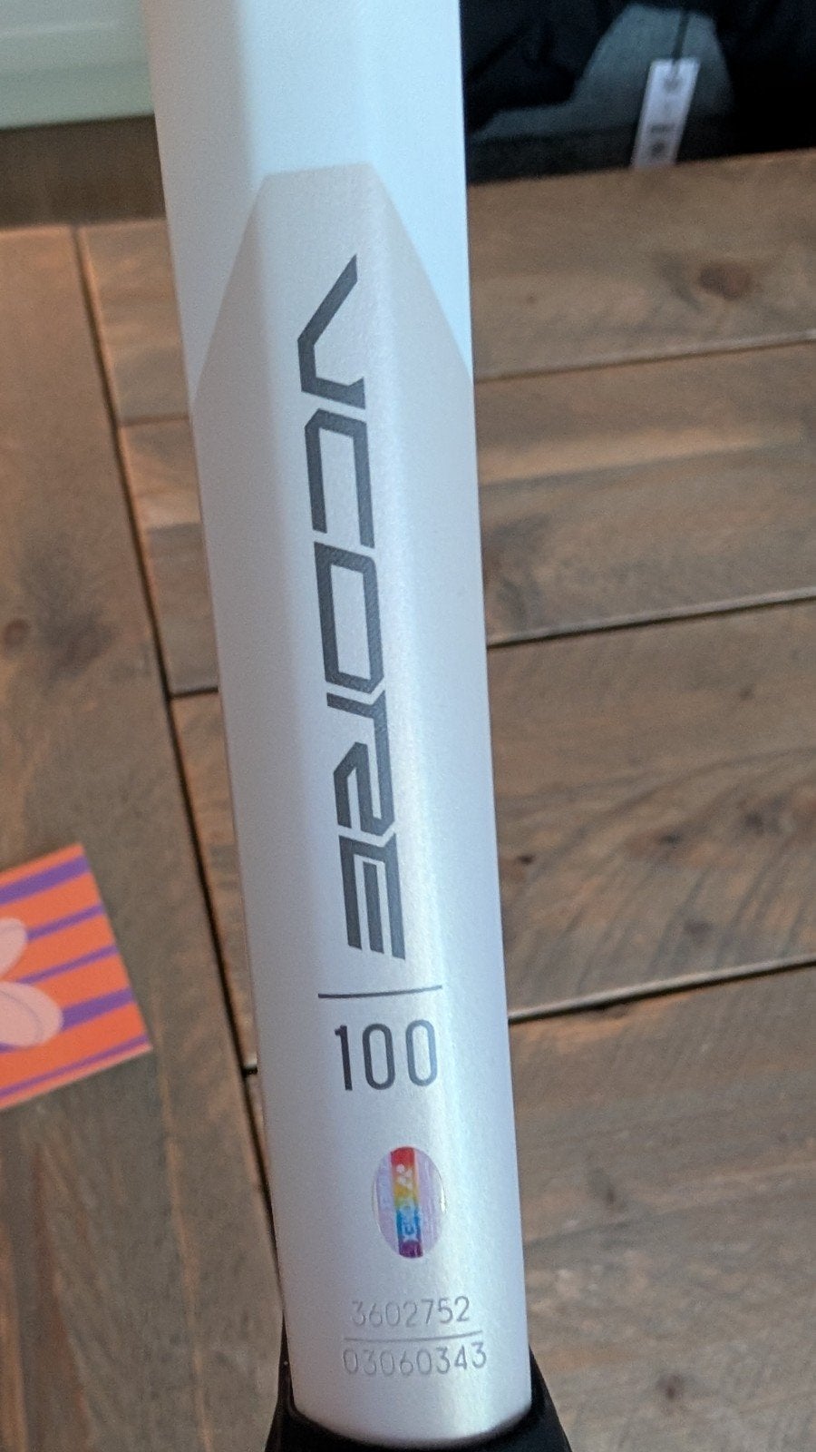 Yonex VCORE 100 , grip 3, Overige merken, Ophalen of Verzenden, Zo goed als nieuw, Racket