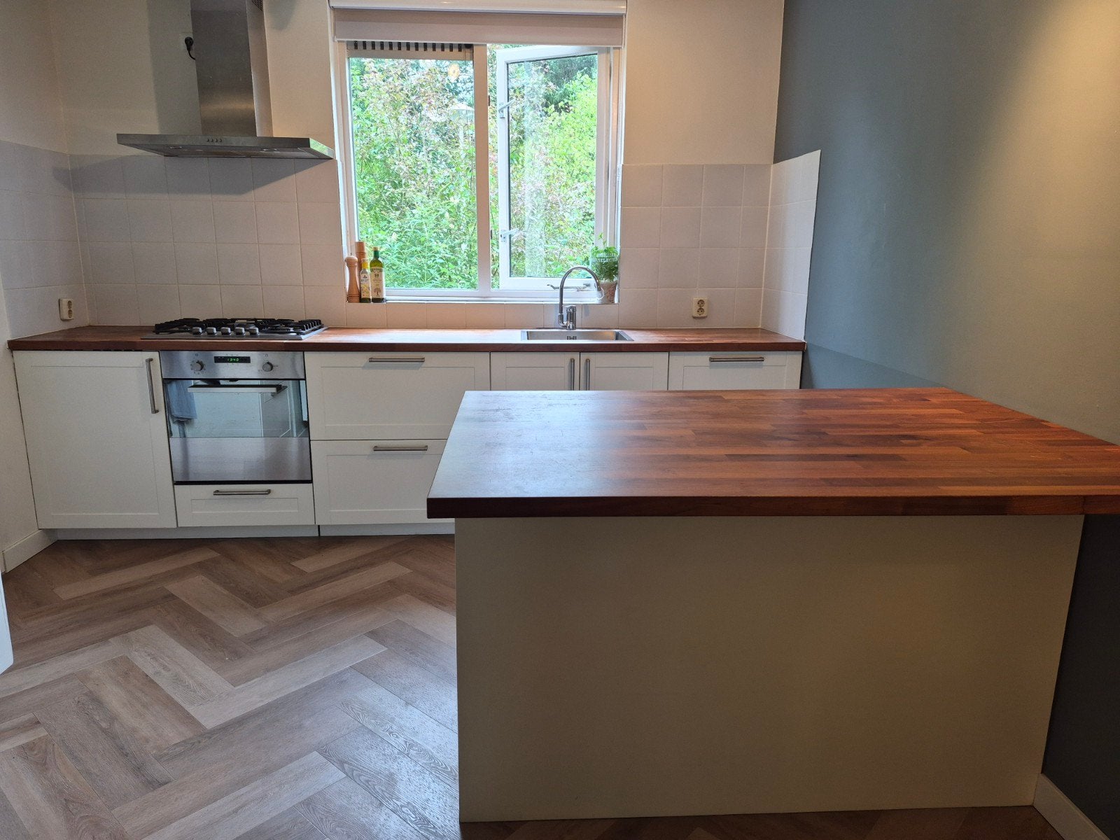 Ikea keuken incl vaatwasser, oven, gasfornuis, boiler, Huis en Inrichting, Keuken | Complete keukens, Ophalen, Gebruikt