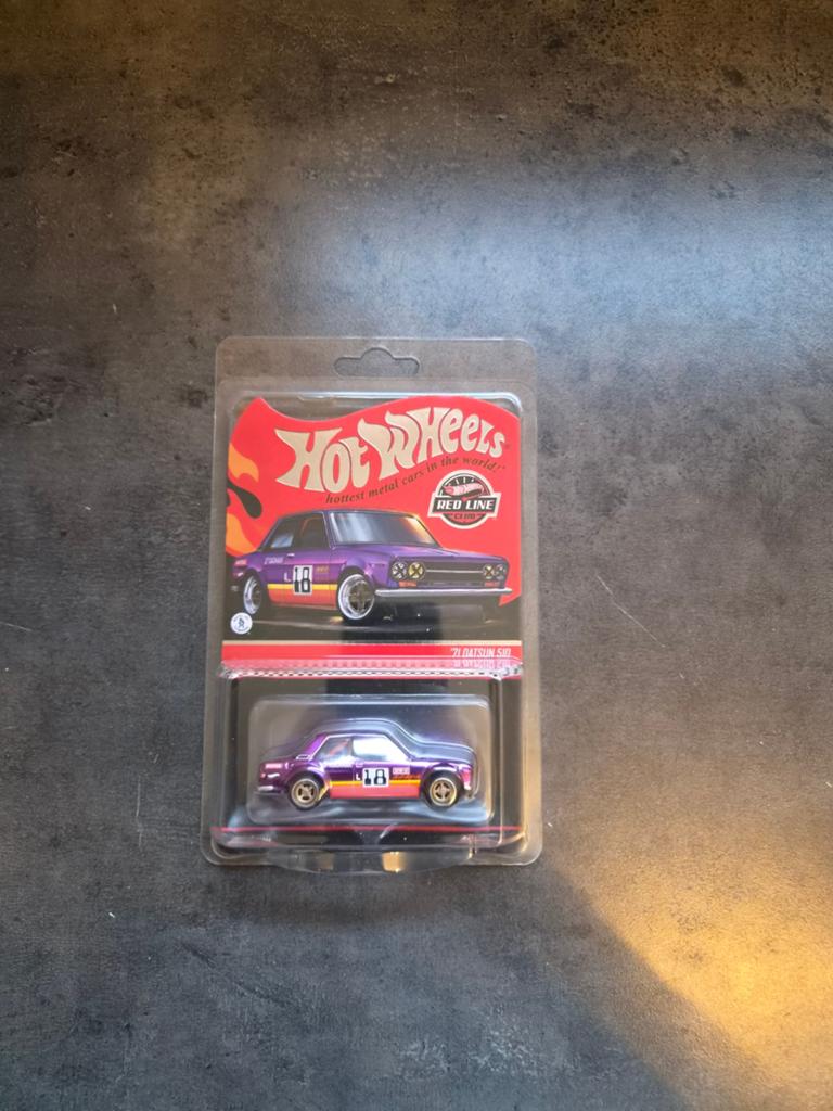 Hotwheels rlc 71 datsun 510, Ophalen of Verzenden, Nieuw, Auto