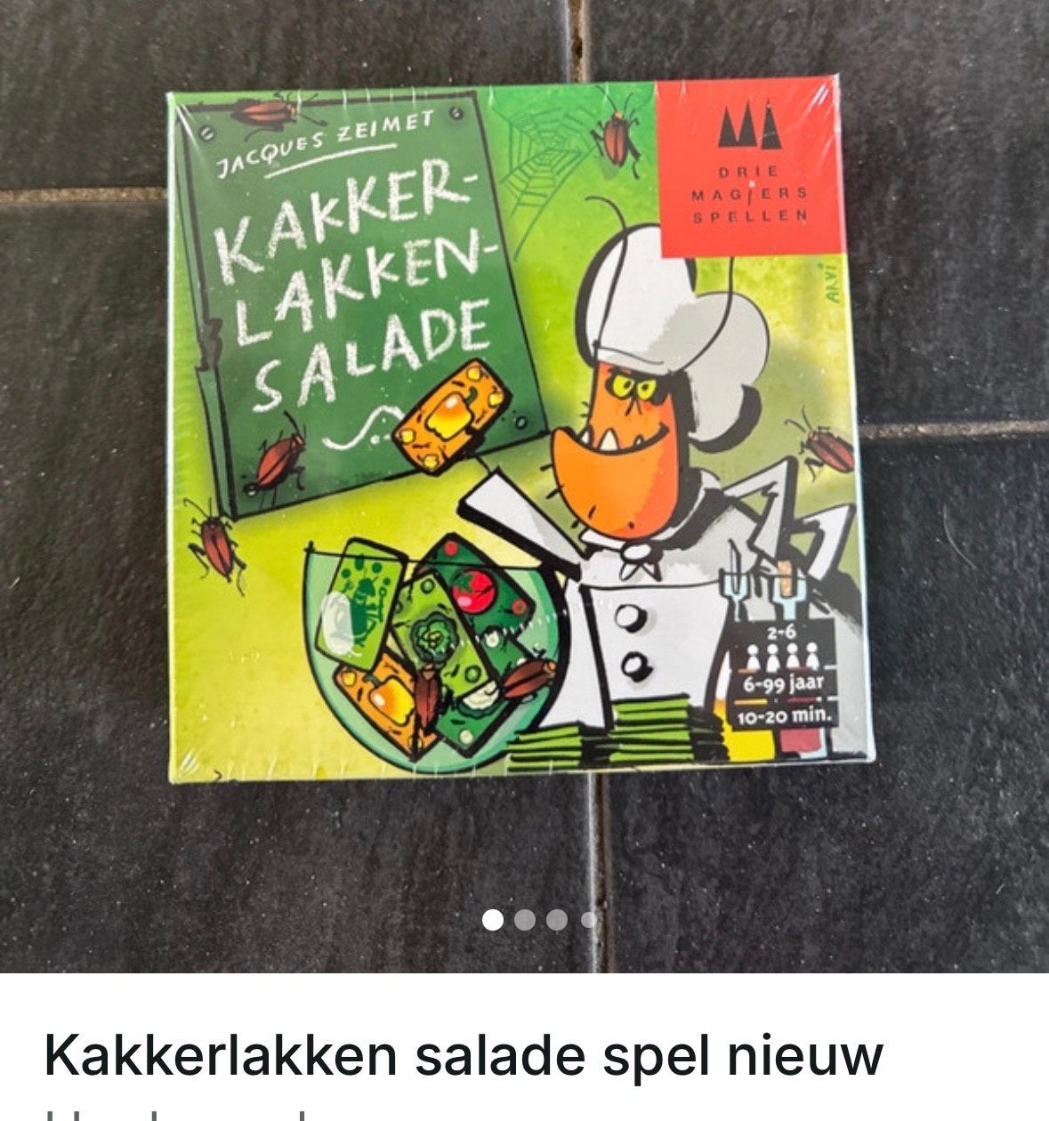 Kakkerlakken Salade Spel - Nieuw in Verpakking, Een of twee spelers, Ophalen of Verzenden, Nieuw