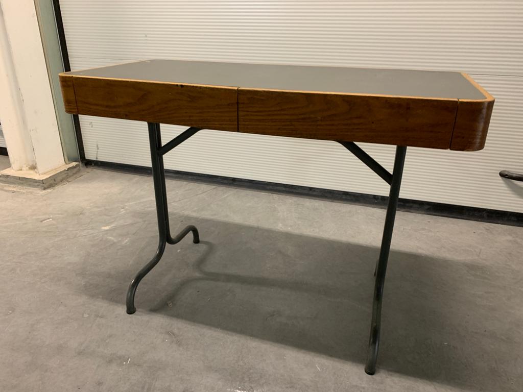 Vintage jaren 60 bureau, Ophalen, Overige typen, 105 cm, Gebruikt