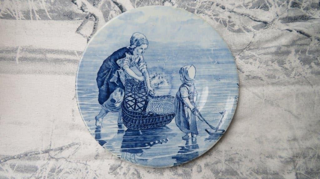 Delfts blauw bord, Ophalen of Verzenden