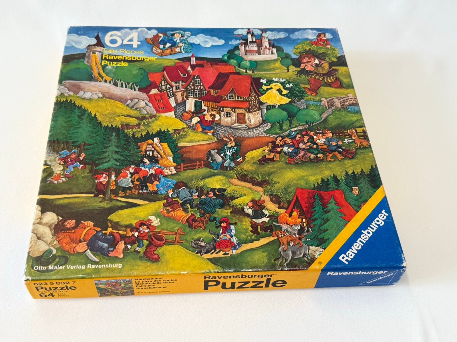 Ravensburger Kinderpuzzel 64 stukjes Sprookjesland, Ophalen of Verzenden, Meer dan 50 stukjes, Gebruikt, 6 jaar of ouder