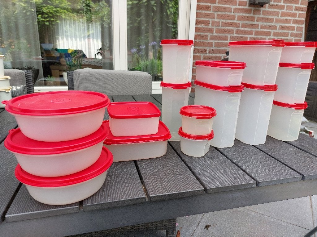 Groot assortiment Tupperware, Huis en Inrichting, Ophalen, Gebruikt, Overige typen, Vaatwasserbestendig