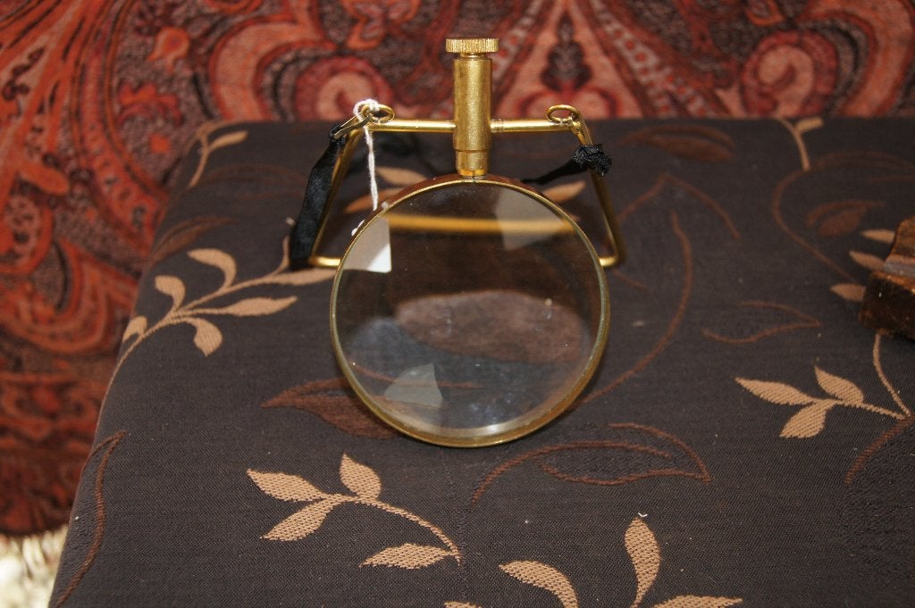 Antiek vergrootglas met standaard / diverse vergrootglazen, Ophalen of Verzenden, Gebruikt, Vergrootglas of Loep